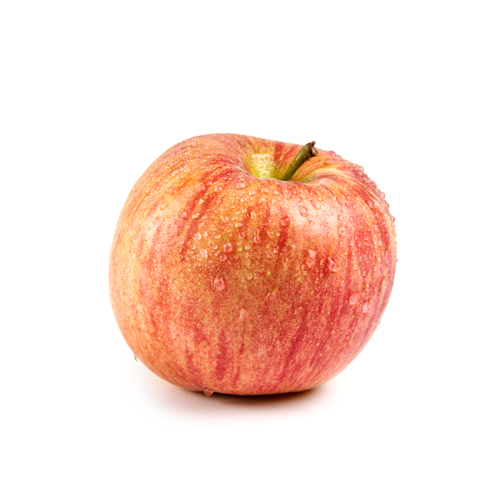 Roter Apfel aus ökologischem Obstbau