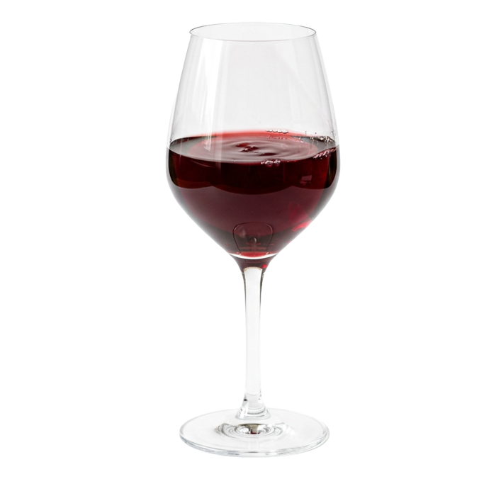 Glas Rotwein